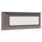 WALL MOUNTED LED SIM STEP LIGHT 4W IP65 230V 3000K 200X80mm DARK GREY PRO 145-52003