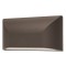 WALL MOUNTED LED SLIM STEP LIGHT 6W IP65 220-240V 3000K 220X51X113mm DARK GREY PRO 145-52053