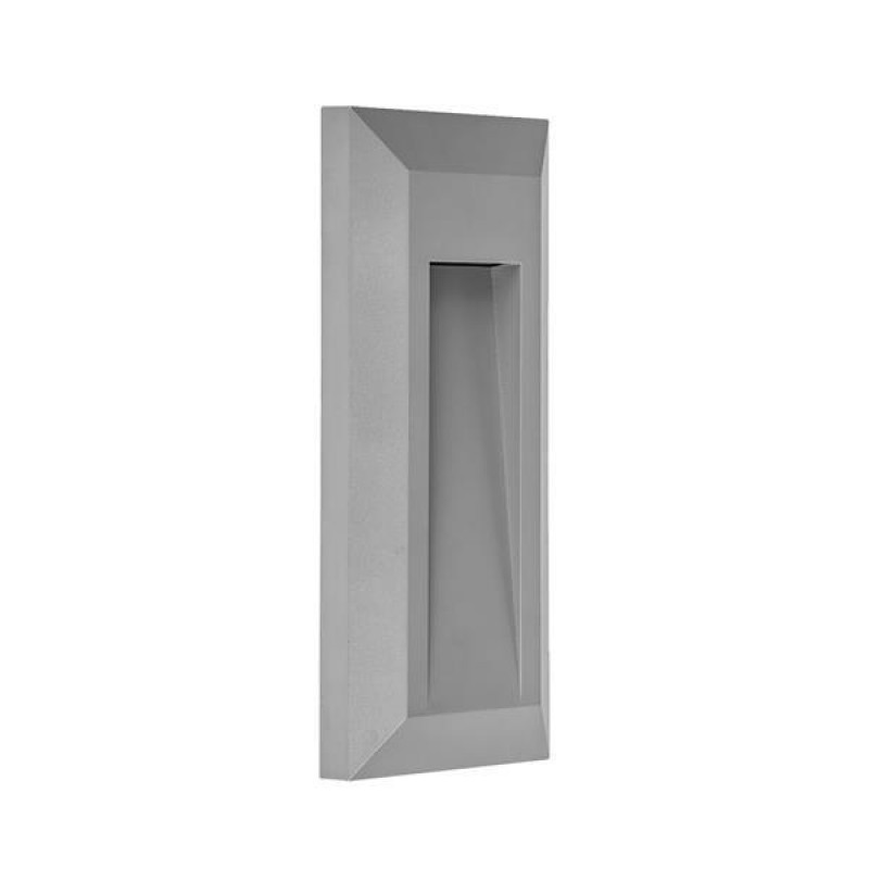 WALL MOUNTED LED SLIM STEP LIGHT 1W IP65 3CCT 220-240V 80X200X27mm GREY PRO 145-52064 WALL MOUNTED LED SLIM STEP LIGHT 1W IP65 3CCT 220-240V 80X200X27mm GREY PRO 145-52064