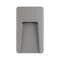 WALL MOUNTED LED SLIM FIXTURE 3W IP65 230V 4000K 90X150mm GREY PRO 145-52067