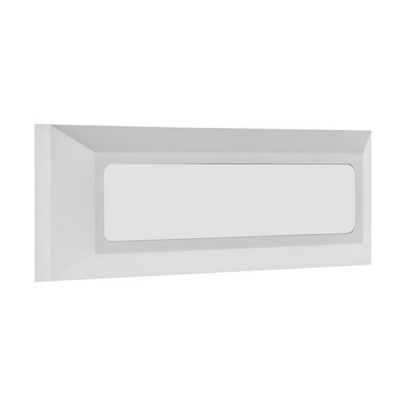 WALL MOUNTED LED SLIM STEP LIGHT 4W IP65 230V 3CCT 230X80mm WHITE PRO 145-52070 WALL MOUNTED LED SLIM STEP LIGHT 4W IP65 230V 3CCT 230X80mm WHITE PRO 145-52070