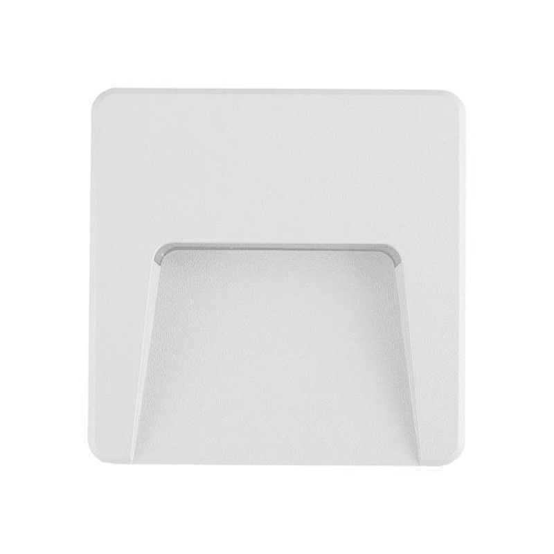 WALL MOUNTED LED SLIM STEP LIGHT 3W IP65 230V  3CCT 120X120mm WHITE PRO 145-52096