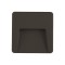 WALL MOUNTED LED SLIM STEP LIGHT 3W IP65 230V  3CCT 120X120mm BLACK PRO 145-52099