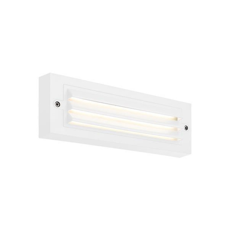 СТЕННА ЛАМПА С РЕШЕТКА LED 6W 3CCT IP65 БЯЛА СТЕННА ЛАМПА С РЕШЕТКА LED 6W 3CCT IP65 БЯЛА
