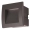 RECESSED LED LIGHT 3W IP54 220-240V 90X90X70mm GRAPHITE PRO 145-52501