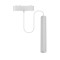 HANGING LIGHTING FIXTURE WHITE FOR MAGNETIC TRACK ULTRA SLIM 7W 3CCT 145-59515