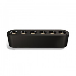 LIGHTING FIXTURE BLACK FOR MAGNETIC TRACK ULTRA SLIM 16W 3CCT 330.3x25x27.5mm 100⁰ 145-59524