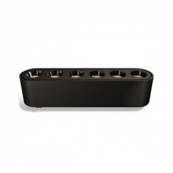 LIGHTING FIXTURE BLACK FOR MAGNETIC TRACK ULTRA SLIM 6W 3CCT 114.5x25x27.5mm 36⁰ 145-59525