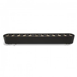 LIGHTING FIXTURE BLACK FOR MAGNETIC TRACK ULTRA SLIM  12W 3CCT 222xW25xH27.5mm 36⁰ 145-59526