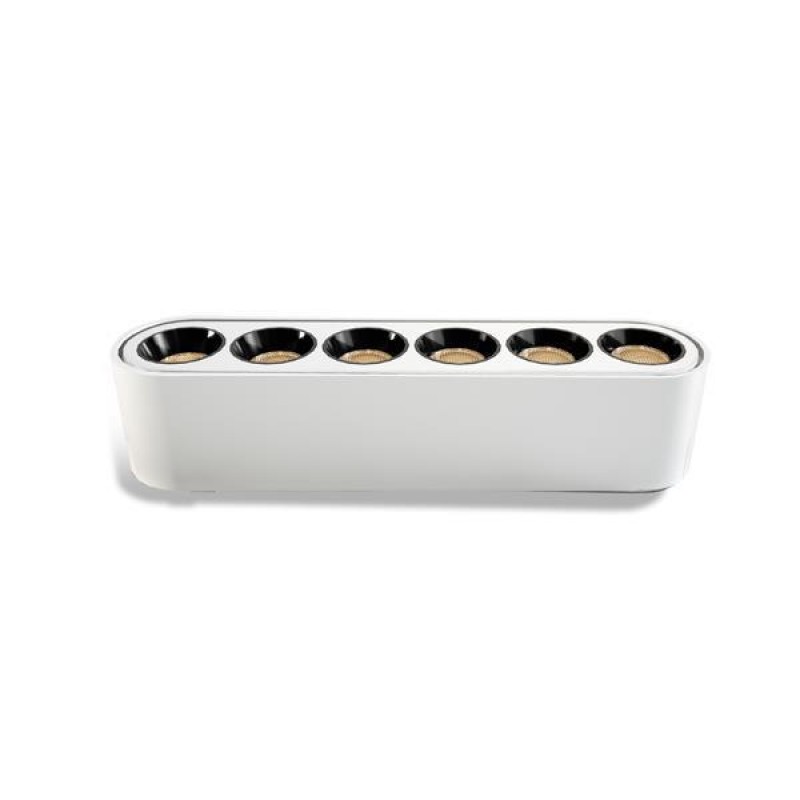 LIGHTING FIXTURE WHITE FOR MAGNETIC TRACK ULTRA SLIM 6W 3CCT 114.5x25x27.5mm 36⁰ 145-59531 LIGHTING FIXTURE WHITE FOR MAGNETIC TRACK ULTRA SLIM 6W 3CCT 114.5x25x27.5mm 36⁰ 145-59531