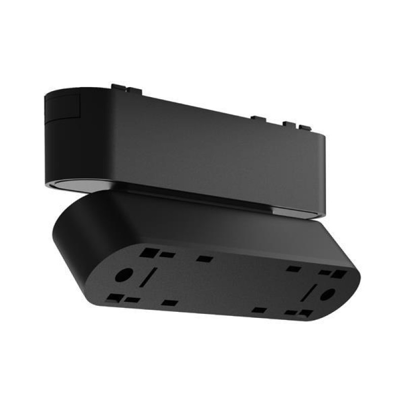 РЕГУЛИРУЕМ КОНЕКТОР ЗА МАГНИТНА РЕЛСА ULTRA SLIM ЧЕРЕН 6W РЕГУЛИРУЕМ КОНЕКТОР ЗА МАГНИТНА РЕЛСА ULTRA SLIM ЧЕРЕН 6W
