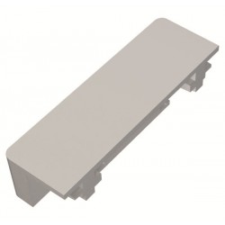 END CUP FOR MAGNETIC TRACK ULTRA SLIM  WHITE 145-59563