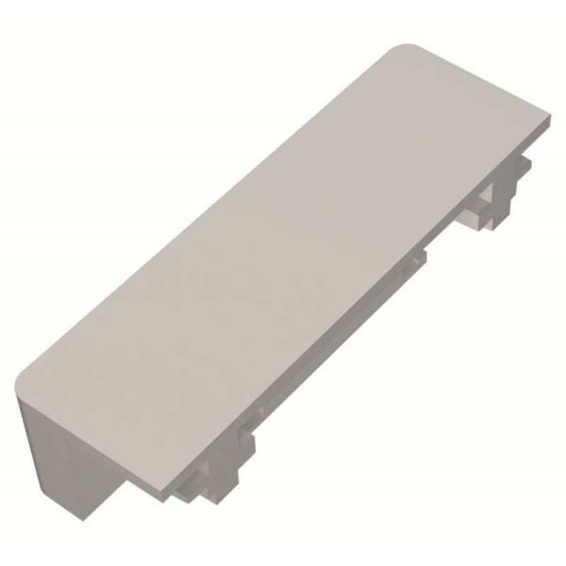 END CUP FOR MAGNETIC TRACK ULTRA SLIM  WHITE 145-59563
