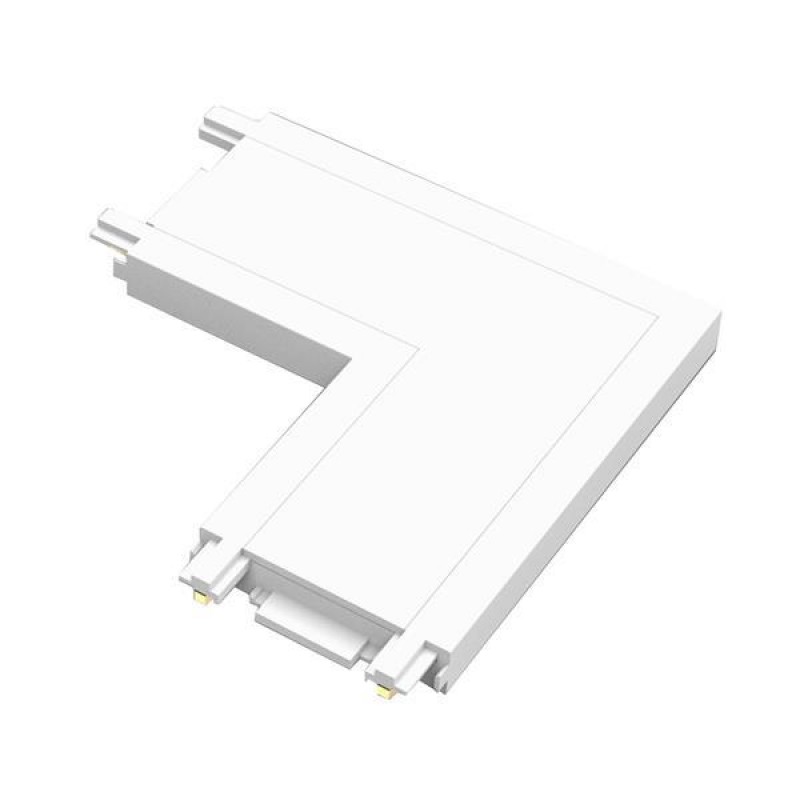 ЪГЪЛ ЗА МАГНИТНА РЕЛСА ULTRA SLIM БЯЛ
