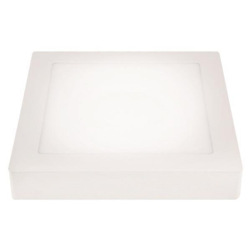 SURFACE MOUNTED LED SLIM LIGHT 170Χ170 12W 3000K WHITE PLUS 145-68528