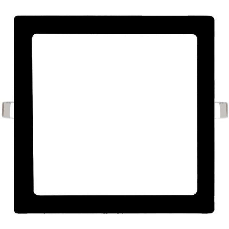 SURFACE MOUNTED LED SLIM LIGHT 300Χ300 30W 4000K BLACK PLUS 145-68562