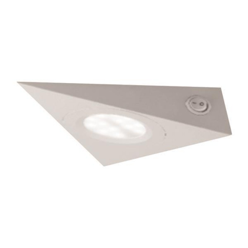 SURFACE MOUNTED LED SLIM LIGHT 124X40 2W 3000K WHITE PLUS 145-68672