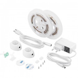 LED TAPE DIMMABLE WITH PIR MOTION SENSOR 1,2M 6W 12V 3000K IP65 SET 2PCS PRO 145-70021 LED TAPE DIMMABLE WITH PIR MOTION SENSOR 1,2M 6W 12V 3000K IP65 SET 2PCS PRO 145-70021
