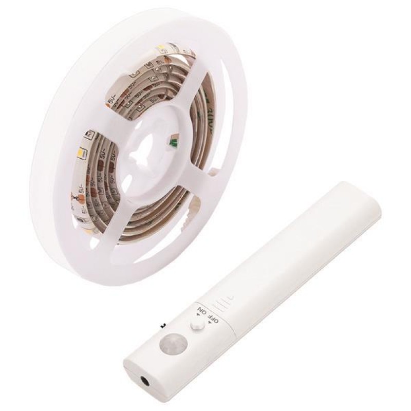 LED TAPE WITH PIR MOTION SENSOR 1M 2,4W 6V 3000K IP65 PRO 145-70024 LED TAPE WITH PIR MOTION SENSOR 1M 2,4W 6V 3000K IP65 PRO 145-70024
