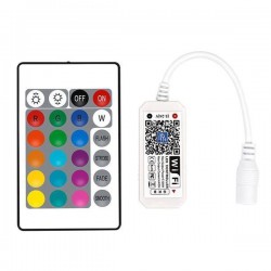 WIRELESS CONTROLLER RF Wifi & Bluetooth RGB DC5-24V, 3CH*4A(Max. 100W) 145-70620 WIRELESS CONTROLLER RF Wifi & Bluetooth RGB DC5-24V, 3CH*4A(Max. 100W) 145-70620