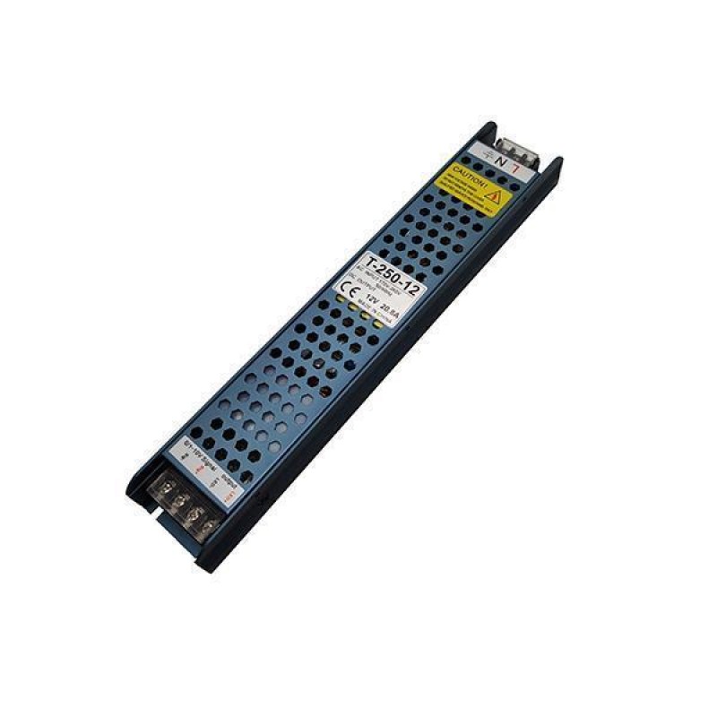 DRIVER METALLIC SLIM FOR LED TAPE 24V DC DIMMING (1-10V) 250W IP20 145-71184