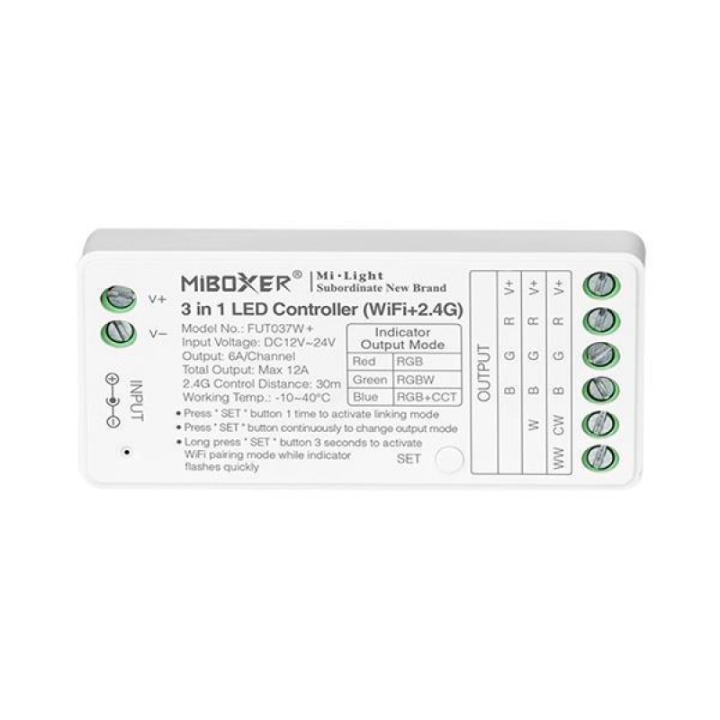 CONTROLLER RF Wifi RGB-RGBW 12V/120W 24V/240W 145-71415