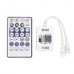 WIRELESS CONTROLLER RF Wifi & Bluetooth PIXEL DC5-24V, 2CH (Max. 2048 PIXEL) 145-71430 WIRELESS CONTROLLER RF Wifi & Bluetooth PIXEL DC5-24V, 2CH (Max. 2048 PIXEL) 145-71430