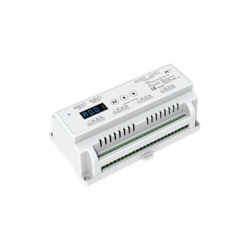 DMX512/RDM DECODER RGBW 5A*12CH 12-24VDC MAX48A D12 145-71506