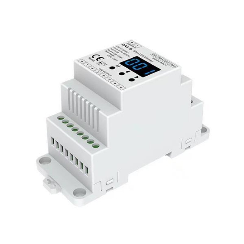 RAIL DALI LED DIMMER 5A*4CH 12-24VDC DA4-D 145-71603