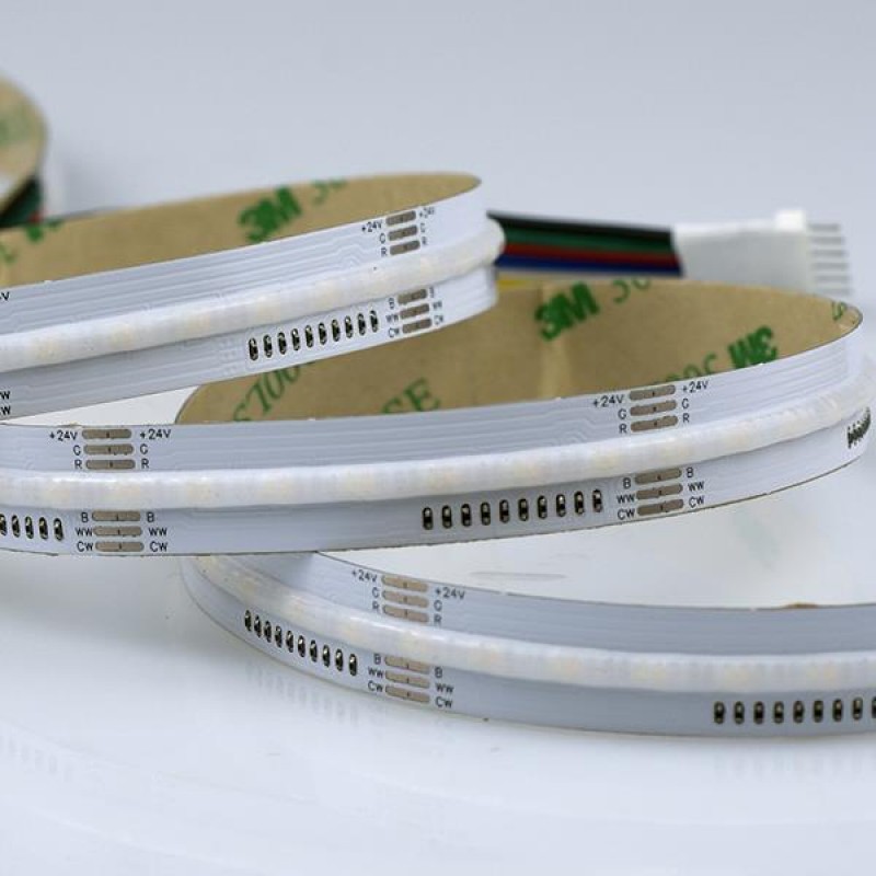 LED TAPE COB 5M 12W 24V RGBW 6000K 640L/M IP44 PRO 145-72030 LED TAPE COB 5M 12W 24V RGBW 6000K 640L/M IP44 PRO 145-72030