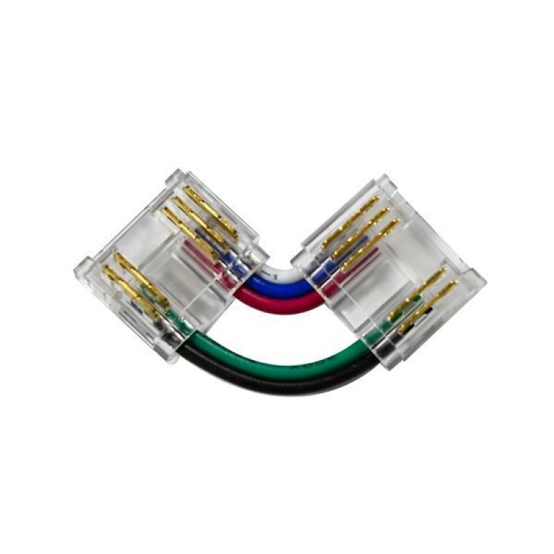 ЪГЛОВ КОНЕКТОР ЗА COB RGBW 12MM ЪГЛОВ КОНЕКТОР ЗА COB RGBW 12MM