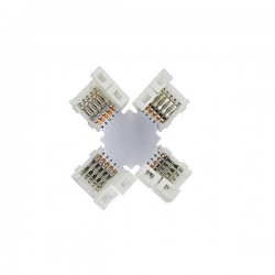 CROSS TYPE CONNECTOR FOR SMD RGBW 10mm 145-73946