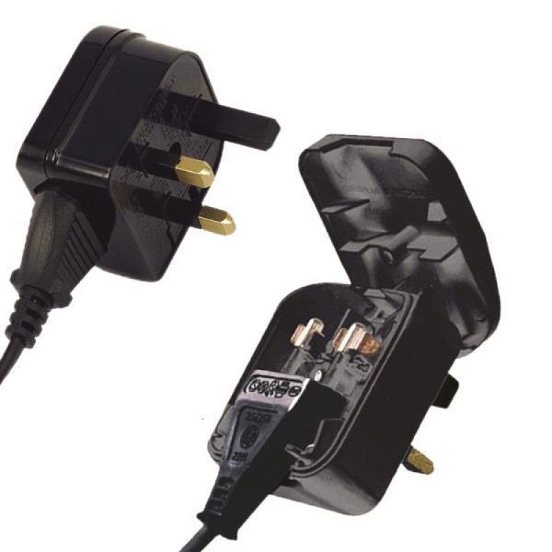 ADAPTOR UK TO TYPE C 3A BLACK 147-09107 ADAPTOR UK TO TYPE C 3A BLACK 147-09107