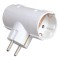 ADAPTOR SCHUKO TO 2 SCHUKO WITH SHUTTER PROTECTION 147-10004