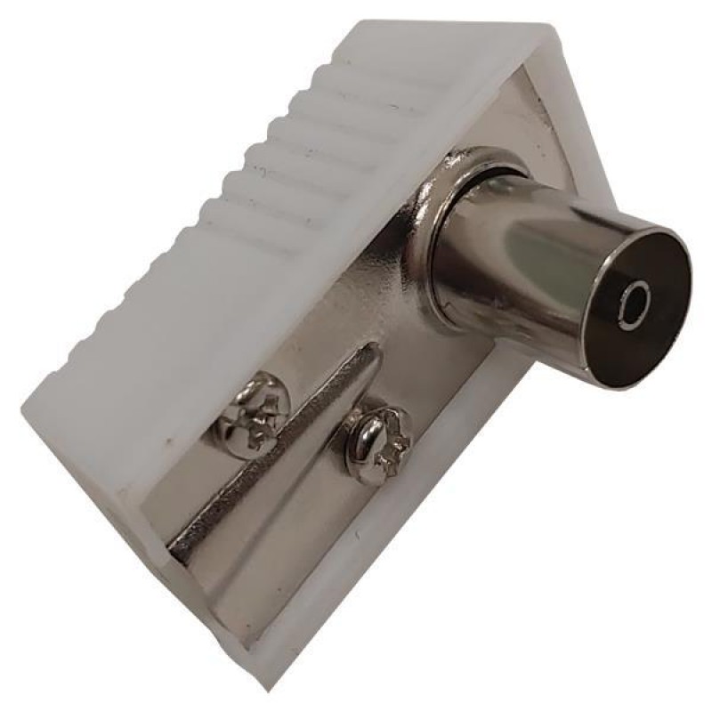 PLUG TV FEMALE RIGHT ANGLE 147-10105