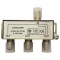 3 WAY TV SPLITTER METALLIC TYPE F 1/3 147-10121