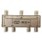 6 WAY TV SPLITTER METALLIC TYPE F 1/6 147-10123