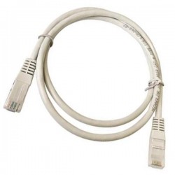 ПАТЧ КОРД UTP CAT-6E 26AWG СИВ 1М