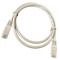 ПАТЧ КОРД UTP CAT-6E 26AWG СИВ 1М