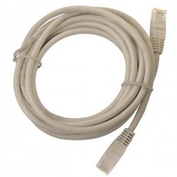 ПАТЧ КОРД UTP CAT-6E 26AWG СИВ 3M