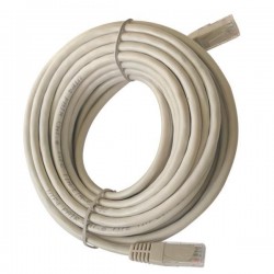 ПАТЧ КОРД UTP CAT-6E 26AWG СИВ 15М