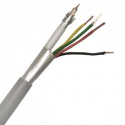 КАБЕЛ ЗА ВИДЕОНАБЛЮДЕНИЕ RG59+2X0,50+2X0,22MM КАБЕЛ ЗА ВИДЕОНАБЛЮДЕНИЕ RG59+2X0,50+2X0,22MM