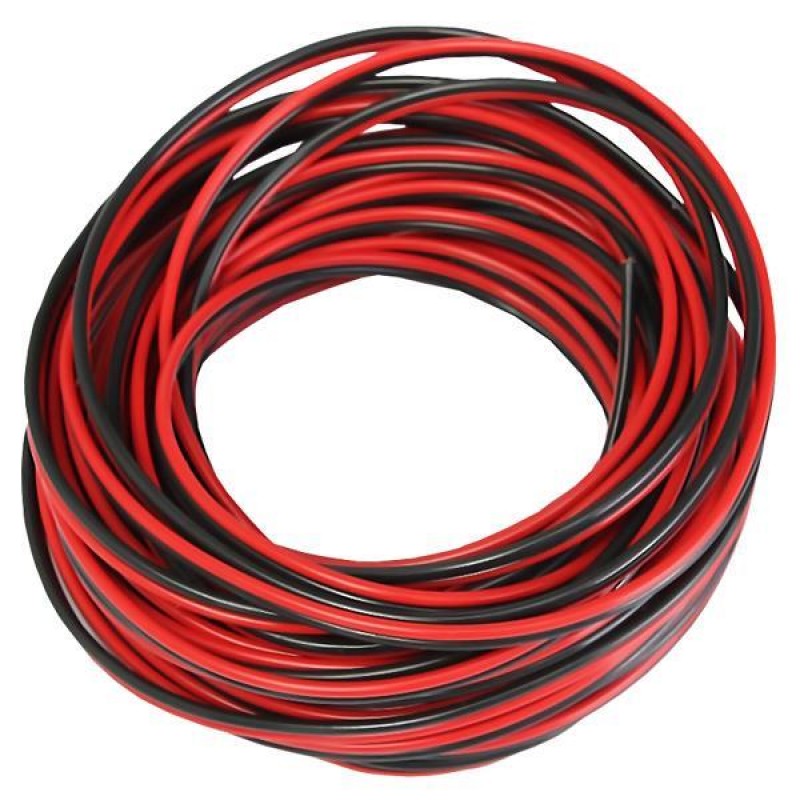 SPEAKER CABLE BLACK-RED 2X2.5mm 147-13210