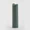 BATTERY OPERATED CANDLE, WITH FLAME, GREEN, WITH TIMER, 5x20cm 147-15110