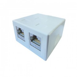 КОМПЛЕКТ КОНТАКТ + RJ45 ЗА ВЪНШЕН МОНТАЖ КОМПЛЕКТ КОНТАКТ + RJ45 ЗА ВЪНШЕН МОНТАЖ