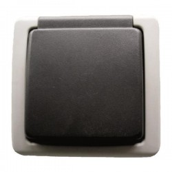 ВЛАГОЗАЩИТЕН КОНТАКТ SCHUKO С КАПАК СИВ IP54 ВЛАГОЗАЩИТЕН КОНТАКТ SCHUKO С КАПАК СИВ IP54