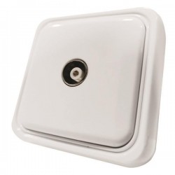 КОНТАКТНА КУТИЯ ЗА ТВ МИНИ БЯЛА IP20