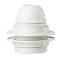 LAMPHOLDER BAKELITE WITH 2 RINGS WHITE E27 147-23009