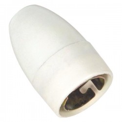 LAMPHOLDER BAKELITE WHITE B22 147-23033 LAMPHOLDER BAKELITE WHITE B22 147-23033