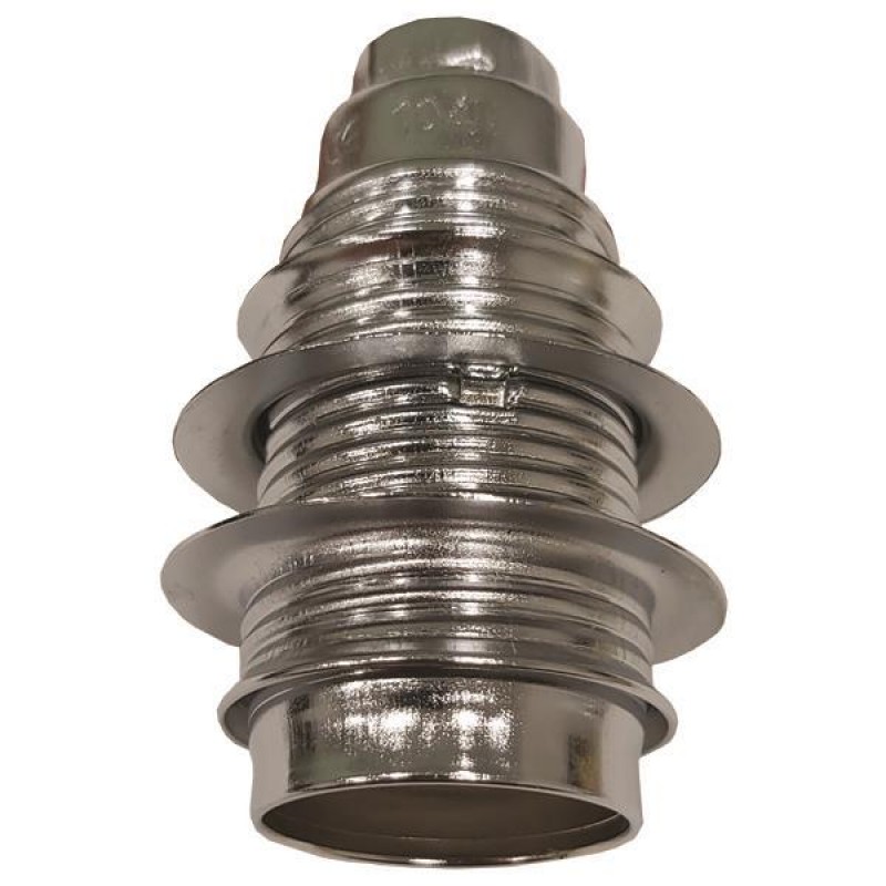 LAMPHOLDER METAL 2 RINGS CHROME E14 147-23042